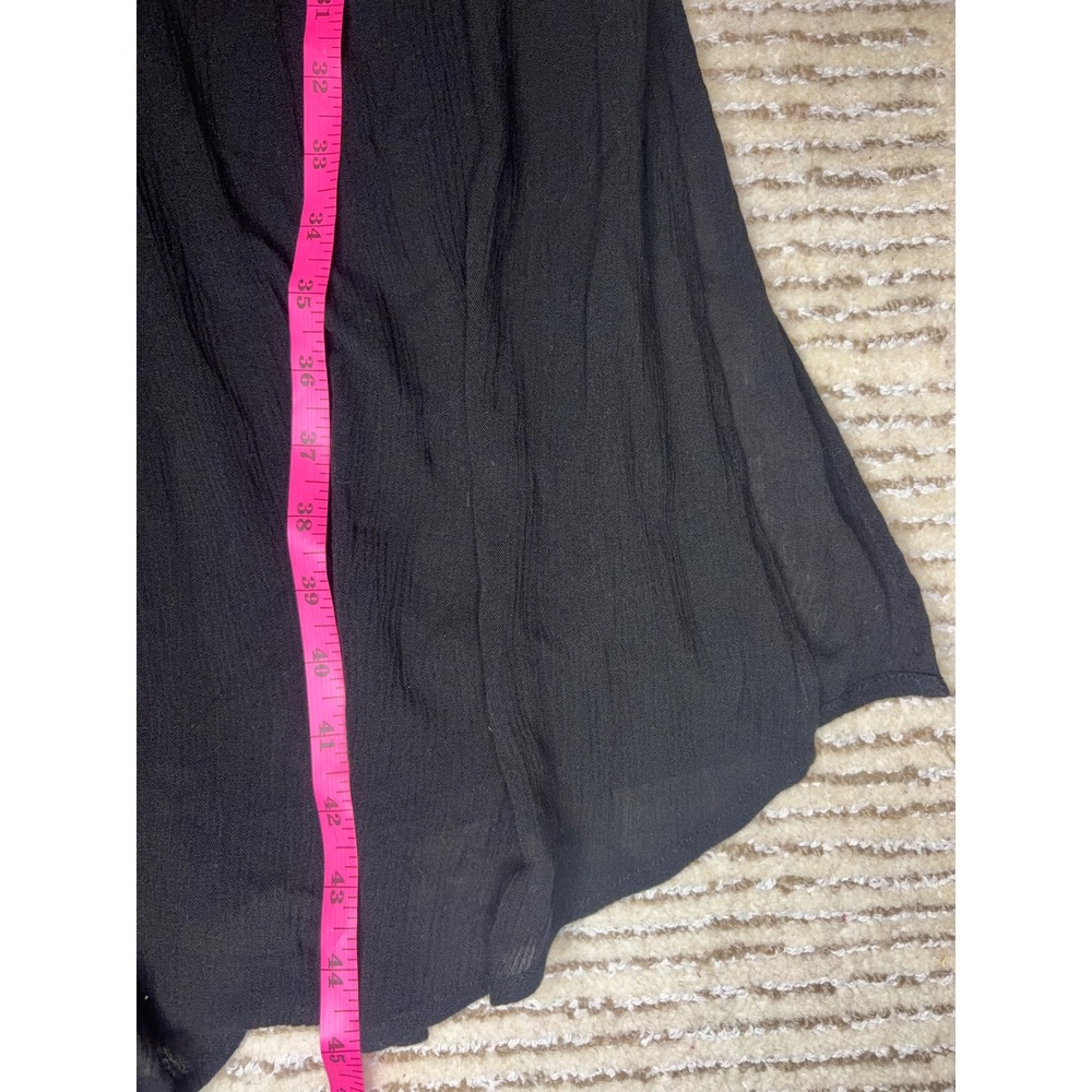 Free People Highline Skyline Maxi Top Black Embroidered Sequin Boho Festival S - Picture 10 of 10